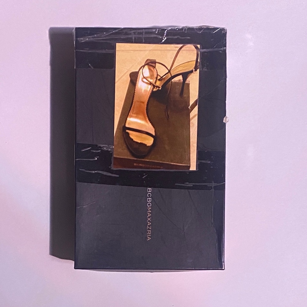 BCBGMaxAzria Tan and Black Heels